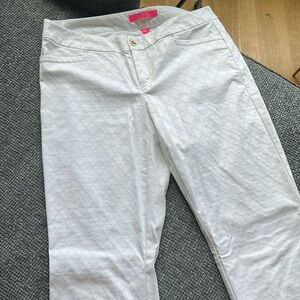 Lilly Pulitzer, Kelly, textured pants
